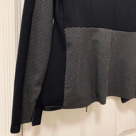 Classy office jacket, black with white dots🖤🤍 - Picture 12 of 14